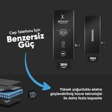 Woyax iPhone XR Uyumlu Premium Batarya 3510 mAh