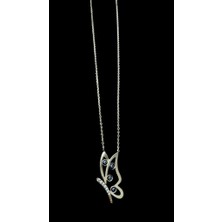 By Milo Jewellery 14 Ayar Altın Kelebek Kolye