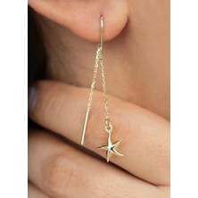 By Milo Jewellery Altın Deniz Yıldızı Kupe