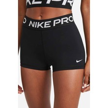 Nike Pro Women's 3" Shorts Kadın Pro Alt CZ9857-010-SIYAH