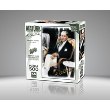 KS Games Kahve Içen Atatürk 500 Parça Puzzle