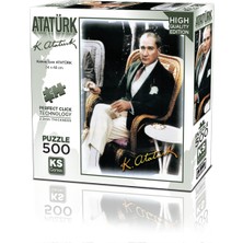 KS Games Kahve Içen Atatürk 500 Parça Puzzle