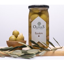 Olivias Badem Dolgulu Yeşil Zeytin 370 cc (200-220 Gr)