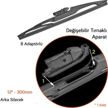 Mfk 280MM Volkswagen Golf 6 2009-2012 Arka Silecektakımı Aparatlı