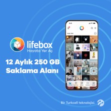 Lifebox 12 Aylık 250 GB Saklama Alanı