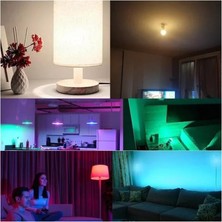 Atc Uzaktan Kumandalı 6500K 9W Rgb LED Ampul Beyaz Işık