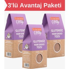 Eczacının Çiftliği Glutensiz Ham Kakao Tozu 150g X 3 Adet / Vegan