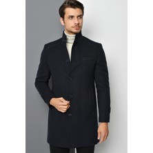Dewberry PLT8333 Dewberry Erkek Palto-Lacivert