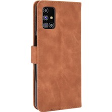 YH Market Samsung Galaxy M31S Deri Folio Flip Kılıf Tam Koruma (Yurt Dışından)