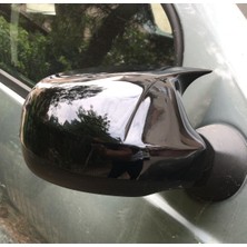 HYM Tuning Dacia Duster 1 Makyajlı Yarasa Ayna Kapak, Abs Plastik Parlak Siyah
