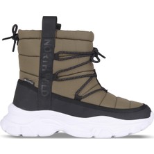 NORTH WILD Delta Su Geçirmez Kadın Kar Botu - Hakı