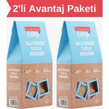 Eczacının Çiftliği Glutensiz Tuzlu Kraker 35g X 2 Adet / Vegan, Şeker Ilavesiz, Katkısız, Koruyucusuz