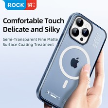 Rock Space Apple iPhone 15 Pro Magsafe Antishock Mavi Kılıf