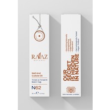 Raaz N62 Tırnak ve Tırnak Eti Bakım Yağı %100 Doğal Nail And Cuticle Care Oil 30 ml