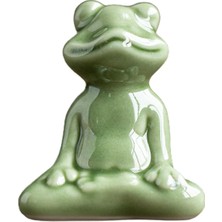 Toyra Kurbağa Heykelcik Yapıt Küçük Kurbağa Heykeli Ofis Masası Centerpiece Ev Stylea 4.6x2.7x5.7 cm (Yurt Dışından)
