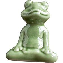 Toyra Kurbağa Heykelcik Yapıt Küçük Kurbağa Heykeli Ofis Masası Centerpiece Ev Stylea 4.6x2.7x5.7 cm (Yurt Dışından)