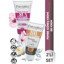 Purenative 2 Li Pembe Güneş Bb Cream Yumuşak & Soft Dokunuş Seti