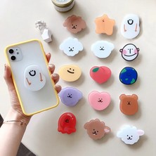 GongtuShop No.3 Tarzı Yeni Sıcak Satış Evrensel Sevimli Karikatür Katlanabilir Cep Telefonu Parmak Yüzük Braketi Kolu iPhone Için Braket Aksesuarlarını Uzatın (Yurt Dışından)