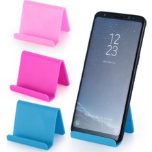 GongtuShop Kırmızı Stil Şeker Renk Evrensel Mini Akıllı Telefon Masa Masa Montaj Standı Cep Cep Telefonu Tabletler Için Telefon Tutucu Braketi Tembel Braketi (Yurt Dışından)