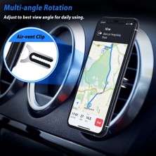 GongtuShop Göz Kamaştırıcı Siyah Stil 2 In 1 Göz Kamaştırıcı Araba Cep Telefonu Zil Tutucu Telefon Standı Telefon Desteği Voiture Tutucu Braketi 360 Cep Telefonu Celulares Için (Yurt Dışından)