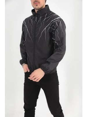 İyiliğin Anahtarları Dijital Baskılı  Rüzgarlık Unisex Yağmurluk Oversize Paraşüt Kumaş