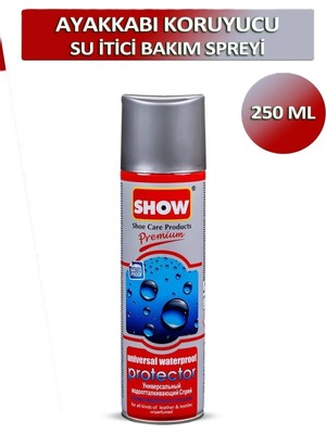 Show Su ve Kir Itici Sprey - Su Geçirmez Şeffaf Protect Sprey 250 ml Özel Güçlendirilmiş Seri