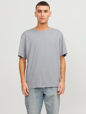 Jack & Jones Erkek Bisiklet Yaka Basic Tisört - Organic