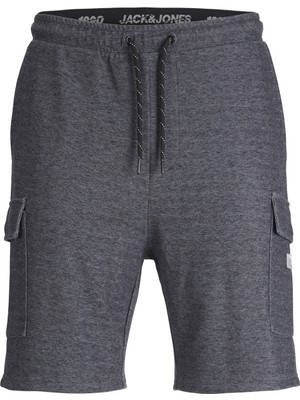 Jack & Jones Dar Koyu Gri Erkek Şort Jpstaır Cargo Sweat Shorts Bex