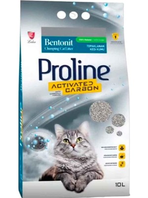 Proline Aktif Karbonlu Bentonit Kedi Kumu 10 Lt