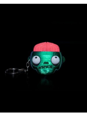 Turansoy Craft Cadılar Bayramı Zombi Hareketli Zincirli Yeşil Anahtarlık Çanta Süsü