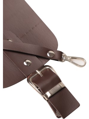 Simisso Telefon Çanta Kapığı Seti | Kahverengi