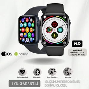 Yeni Nesil Watch 7 Ios Android Uyumlu Spor ve Sağlık Sensörlü T700S Bluetooth Aramalı Akıllı Saat