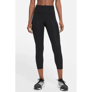 Fast Dri Fit Crop Leggings Black Kısa Crop Çok Cepli Toparlayıcı Tayt Siyah