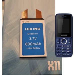 Hiking X11 batarya Tuşlu Telefon Kaliteli Batarya Uzun Ömürlü X11 Hiking pil