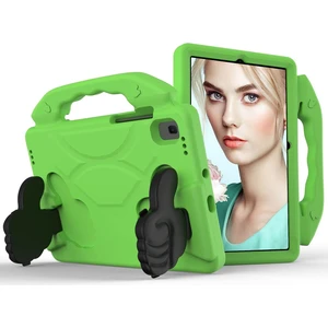 M.TK Moveteck Huawei Matepad Se 10.4 Inç Kılıf Karakterli Emoji Desenli Elde Tutmalı Silikon Tablet Kılıfı Parmak Standlı Ibuy Like Parmaklı Eğlenceli Çocuk Kılıfı