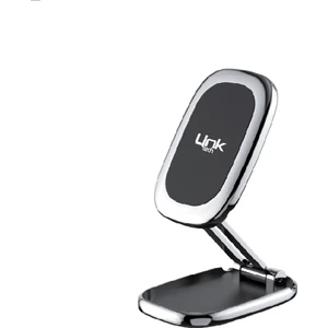 Linktech H789 Premium Katlanır Mıknatıslı Araç Içi Telefon Tutucu