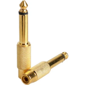 MF-JD01 Dişi Rca To 6.35MM Mono Çivi Jack Dönüştürücü 2 Adet