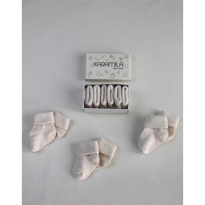 3'lü Set Bebek Bambu Çorap -Baby Bamboo Socks - Yenidoğan Çorap
