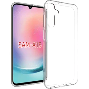 Case World Caseworld Samsung Galaxy A15 Kapak 1mm Süper Silikon Şeffaf Kılıf