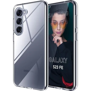 Case World Caseworld Samsung Galaxy S23 Fe Kapak 1mm Süper Silikon Şeffaf Kılıf