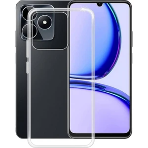 Case World Caseworld Realme C53 Kapak 1mm Süper Silikon Şeffaf Kılıf
