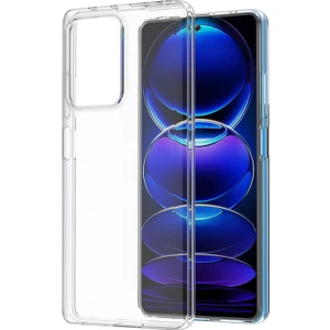 Case World Caseworld Xiaomi Redmi 12 Kapak 1mm Süper Silikon Şeffaf Kılıf