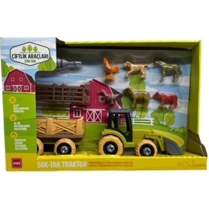 34 cm Eğitici Sök Tak Çiftlik Traktör  6576
