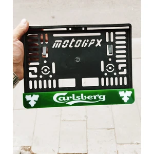 Aksaray Tasarım Atölyesi Motorsiklet Plakalık Carlsberg Lazer Kesim Pleksi