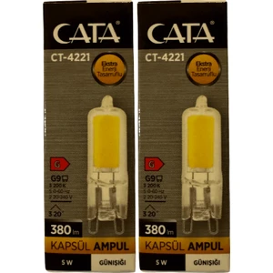 CT-4221 5W 3200K (Günışığı) G9 Duylu Kapsül Ampul (2 Adet)