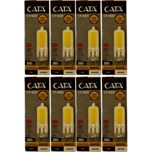 CT-4221 5W 3200K (Günışığı) G9 Duylu Kapsül Ampul (8 Adet)