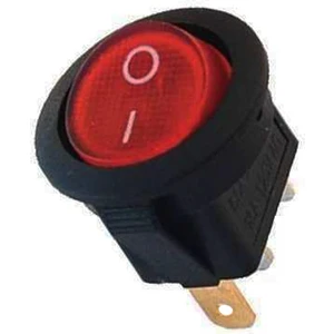 Powermaster Yuvarlak Işıklı Anahtar Aç Kapa On Off Anahtarı Düğme 3 Pin 10 Amper