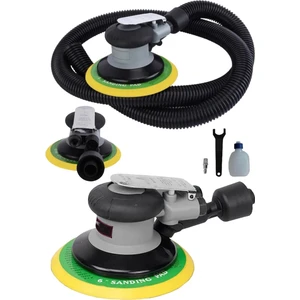 Germany Steel 7336 Orbital Havalı Zımpara Makinesi 12000 Devir Araç Kavisli Yüzey Zımpara 8 Bar