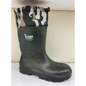 Techno Boots -30 Derece Soğuğa Dayanıklı 35 cm Kısa Boy Su Geçirmez Unisex O4 Çeliksiz Burunsuz Poliüretan Çizme