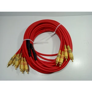 YSN Sounds Amfi Rca Kablosu – El Yapımı 4 Giriş 8 Çıkış %100 Bakır Parazit Yapmaz – Anfi Rca Kablosu – 5 Metre